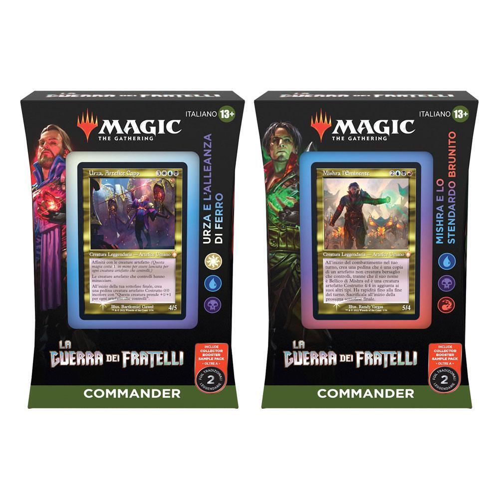 Magic the Gathering La Guerra dei Fratelli présentoir decks Commander