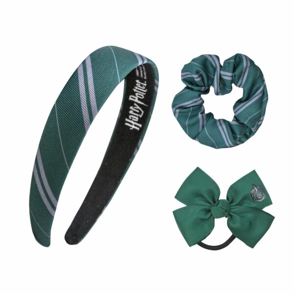 PACK ACCESSOIRES POUR CHEVEUX SERPENTARD - HARRY POTTER
