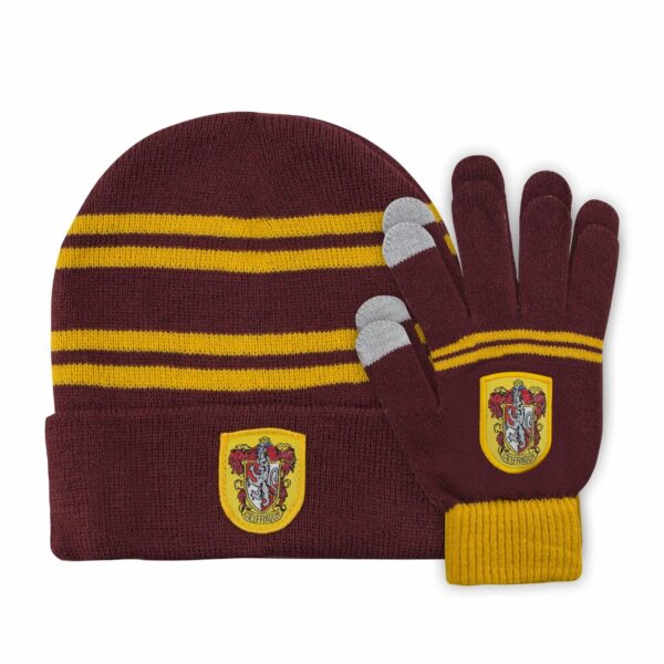 LOT BONNET ET GANTS GRYFFONDOR TACTILES POUR ENFANT - HARRY POTTER - la boutique du sorcier