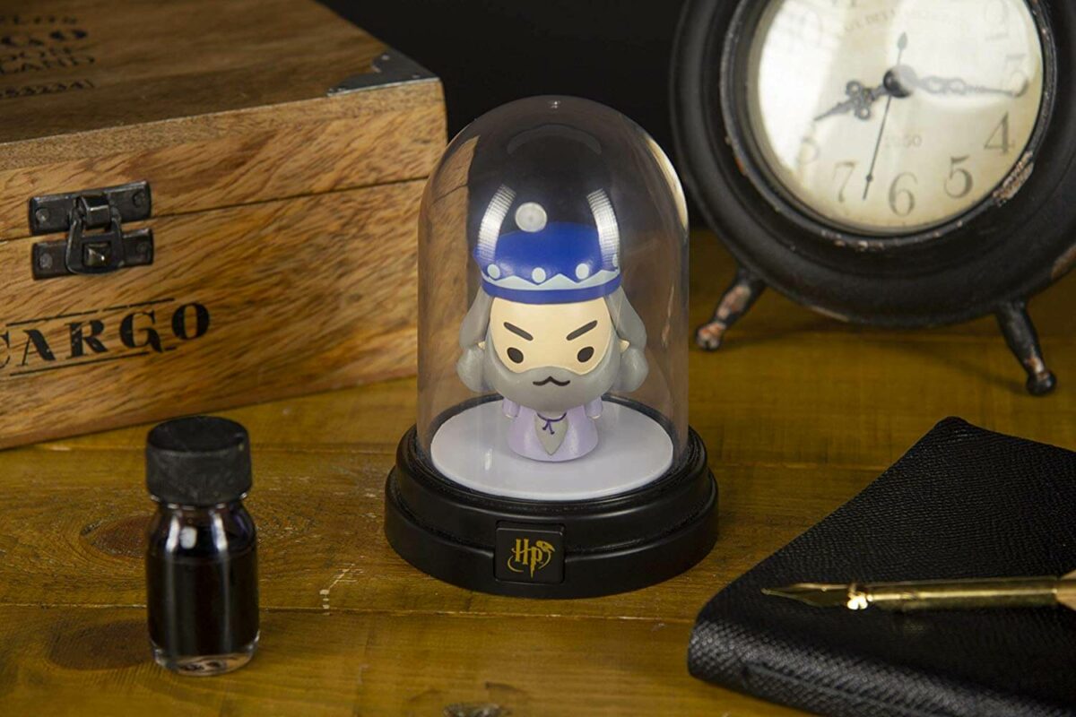 MINI LAMPE SOUS CLOCHE DUMBLEDORE 13CM (Style Chibi) - HARRY POTTER - la boutique du sorcier