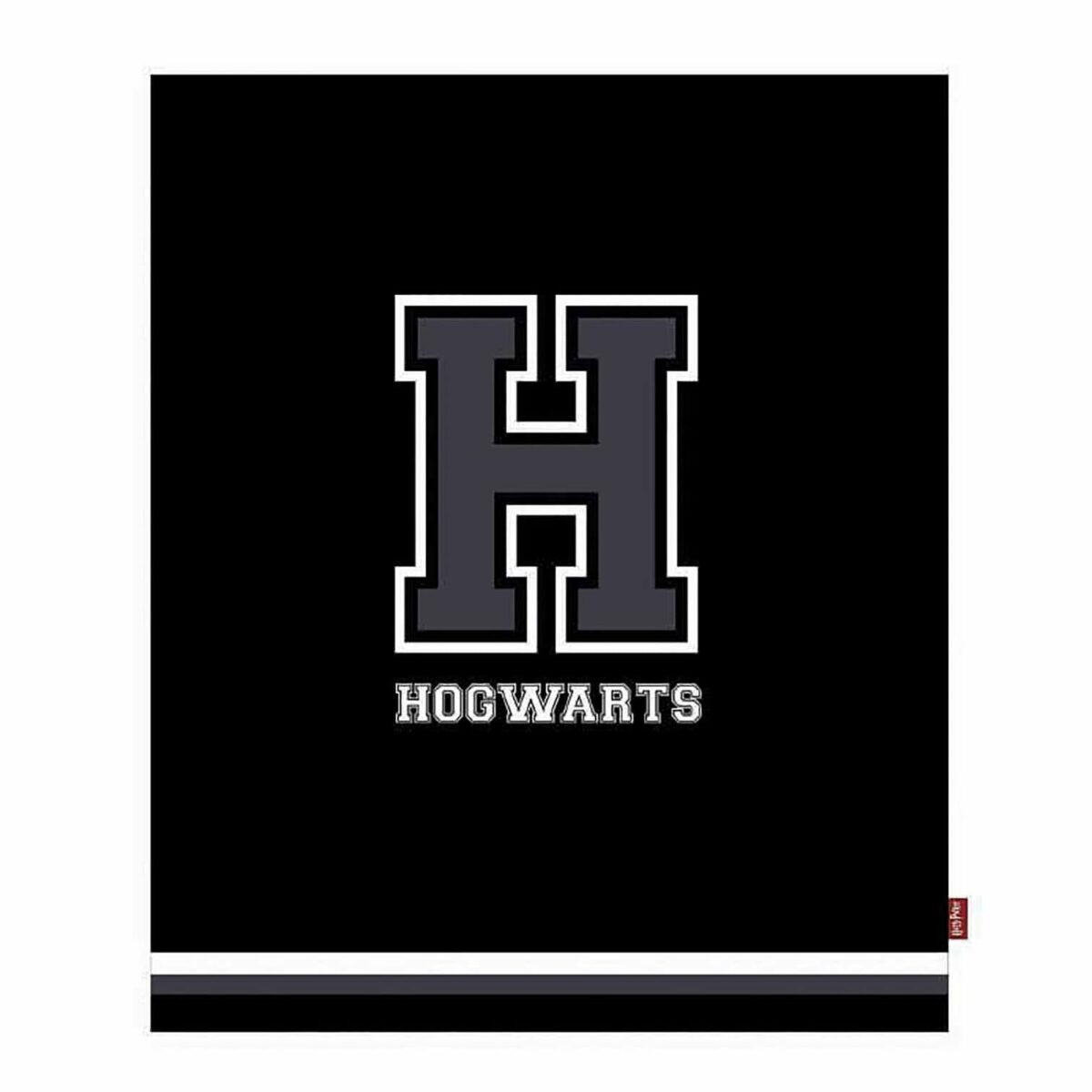 COUVERTURE POUDLARD H POUR HOGWARTS (125 x 150 cm) - HARRY POTTER - la boutique du sorcier