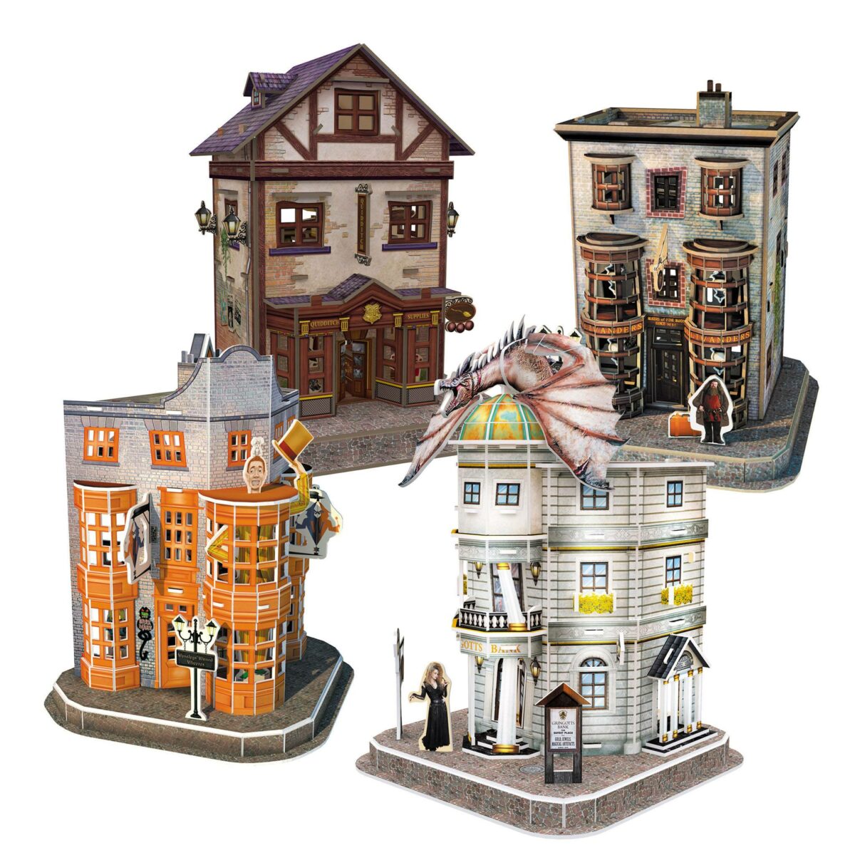 PUZZLE 3D CHEMIN DE TRAVERSE (273 pièces) - HARRY POTTER - la boutique du sorcier