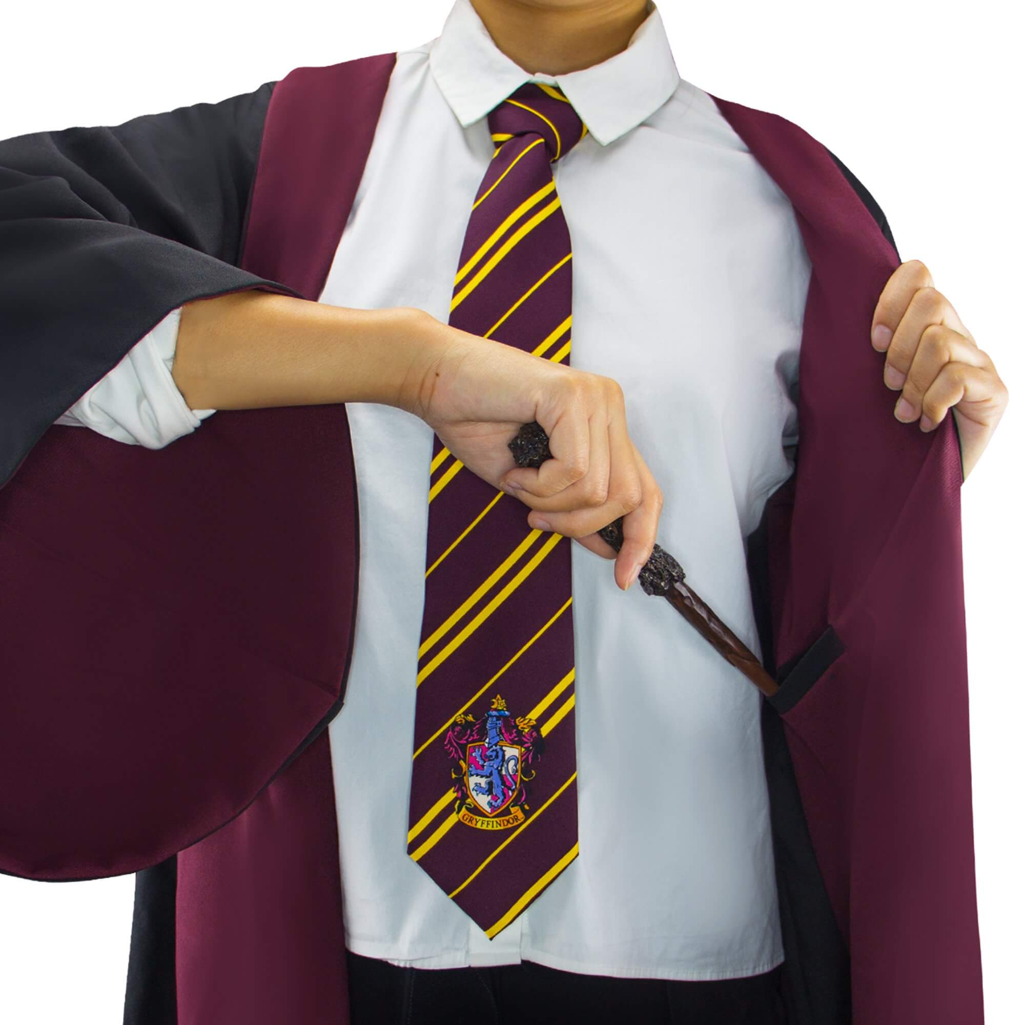 Cravate Gryffondor avec pin's - Harry Potter *officiels* pour les fans