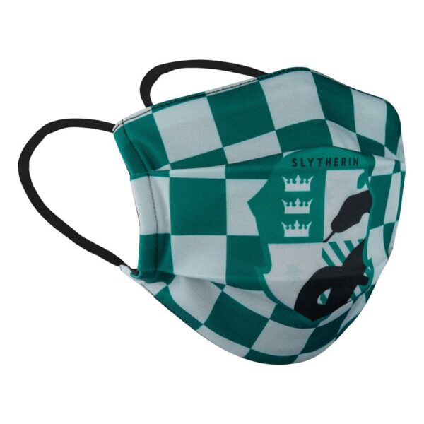 Masque en tissu serpentard (slytherin) - harry potter