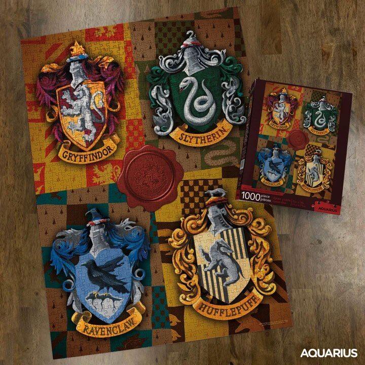 Puzzle 500 pièces - Les quatre blasons de Poudlard / Harry Potter