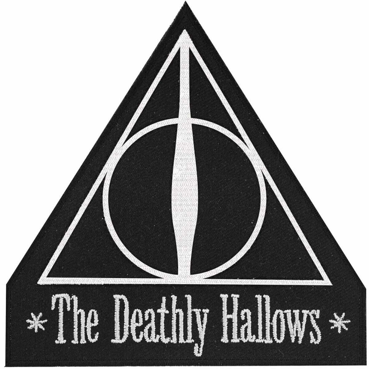 Lot de 3 écussons les reliques de la mort - harry potter Vêtements > Accessoires Chez Ollivander - Harry Potter Shop