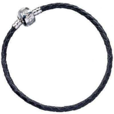 Bracelet cuir noir slider charm - harry potter Bijoux > bracelets Chez Ollivander - Harry Potter Shop