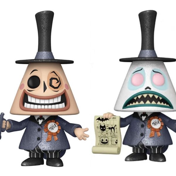L'Étrange Noël de monsieur Jack POP! assortiment Animation Vinyl figurine Mayor w/Megaphone(DGLT)w/Chase 9 cm (6)