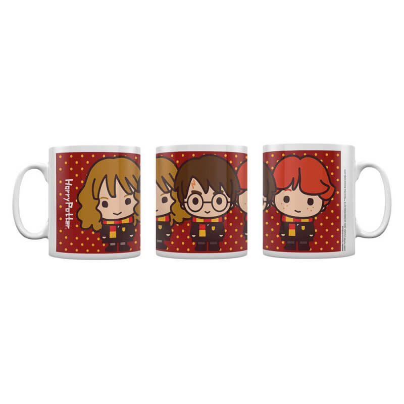 Mug chibi - harry, ron et hermione - harry potter