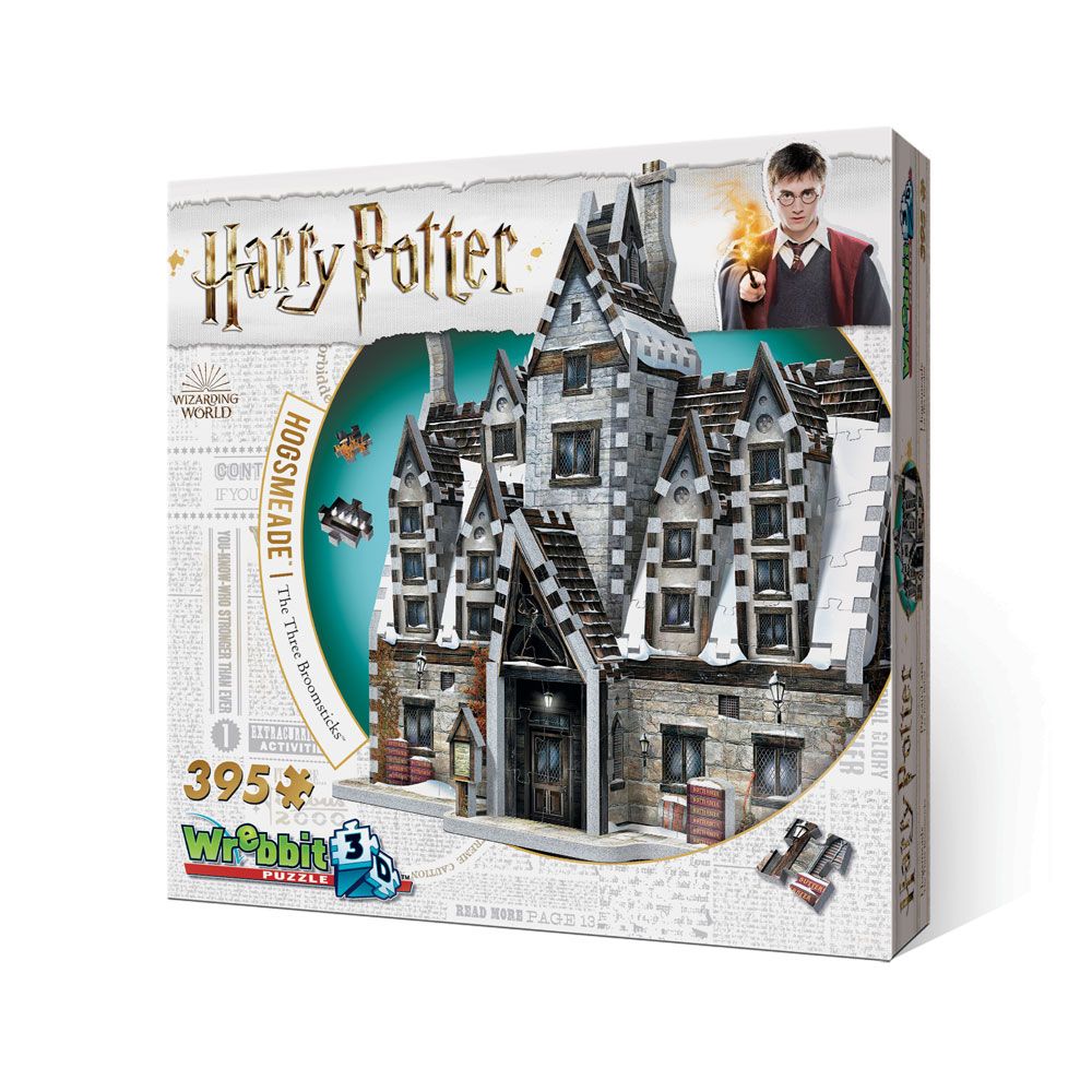 Harry potter puzzle 3d les 3 balais (Pré-au-lard) - La Boutique du