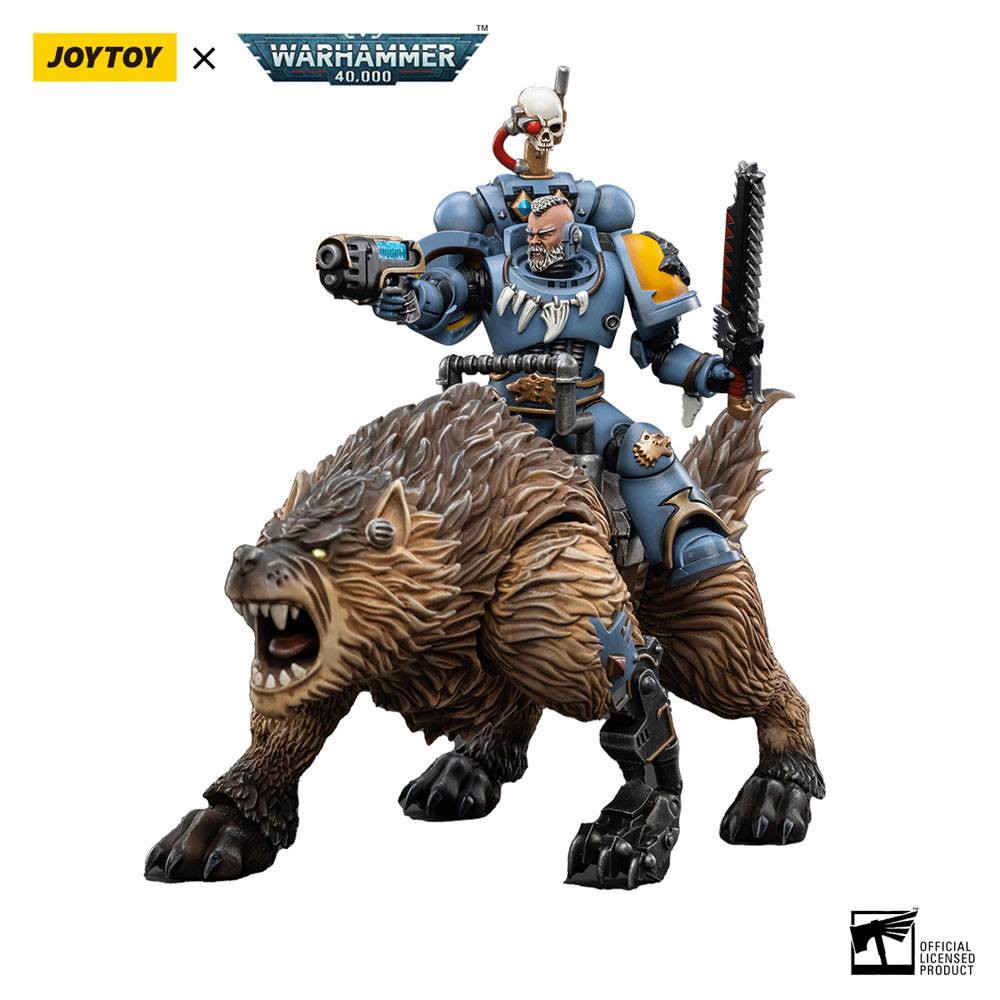Warhammer 40k figurine 1/18 Space Wolves Thunderwolf Cavalry Bjane - La  Boutique du Sorcier